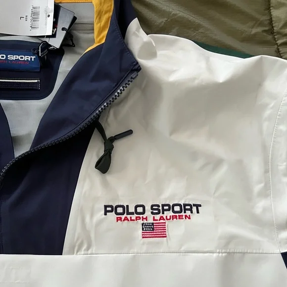NWT! POLO SPORT 🇺🇸 Eton Field Jacket Color Block Waterproof - Picture 3 of 7